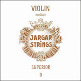 Jargar Violin strings Superior - D synthetic/silver