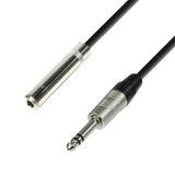headphones extension cable 6.3mm stereo jack to 6.3mm stereo jack (6m)