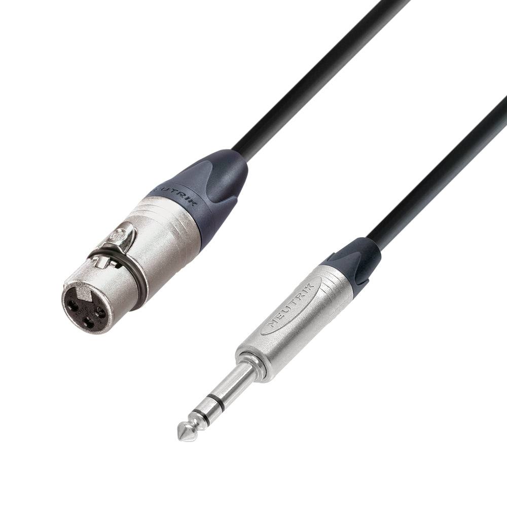Adam Hall Cables 5 STAR BFV 0500 - Câble symétrique Neutrik® XLR femelle vers Jack TRS | 5 m