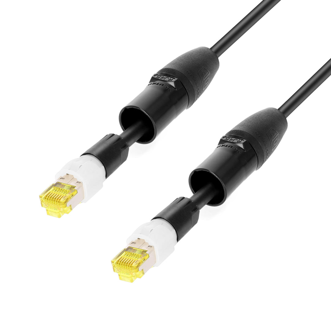 Câbles Adam Hall 5 STAR ECON CAT6 RR 1 m – Câbles de Données | Cat.6a (S/FTP) Neutrik etherCON®, rétractable | 1 m