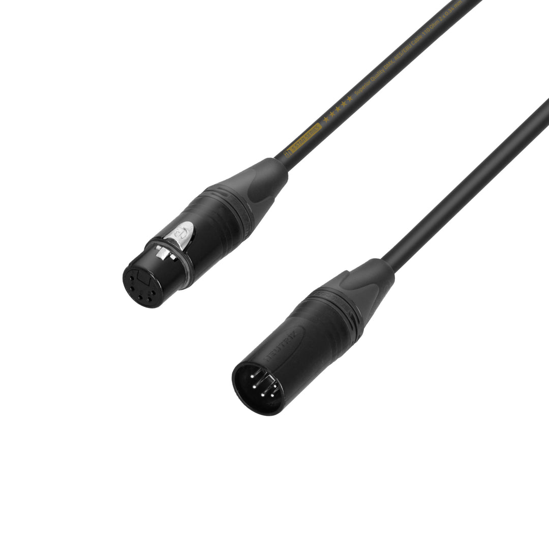 Adam Hall Cables 5 STAR DGH 2000 - Câble DMX | Neutrik® XLR 5 pôles | 20 m