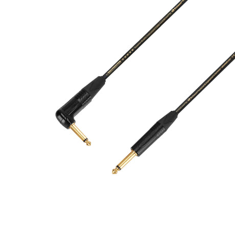 Adam Hall Cables 5 STAR IPR 0300 PALMER® KABEL - Instrumentkabel | Palmer® & Neutrik® vinklede jackstik x jackstik TS | 3 m