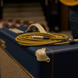 Adam Hall-kabler 5 STAR IRP 0450 VINTAGE - Instrumentkabel | Vintage Neutrik® vinkeljack TS x jack TS | 4,5 m