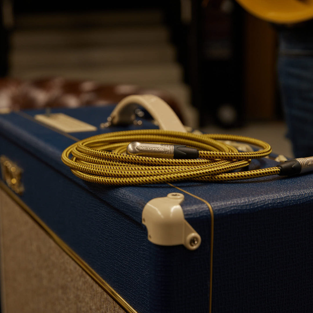 Adam Hall Cables 5 STAR IRP 0600 VINTAGE - Câble d'instrument | Neutrik® jack coudé TS x jack TS | 6 m