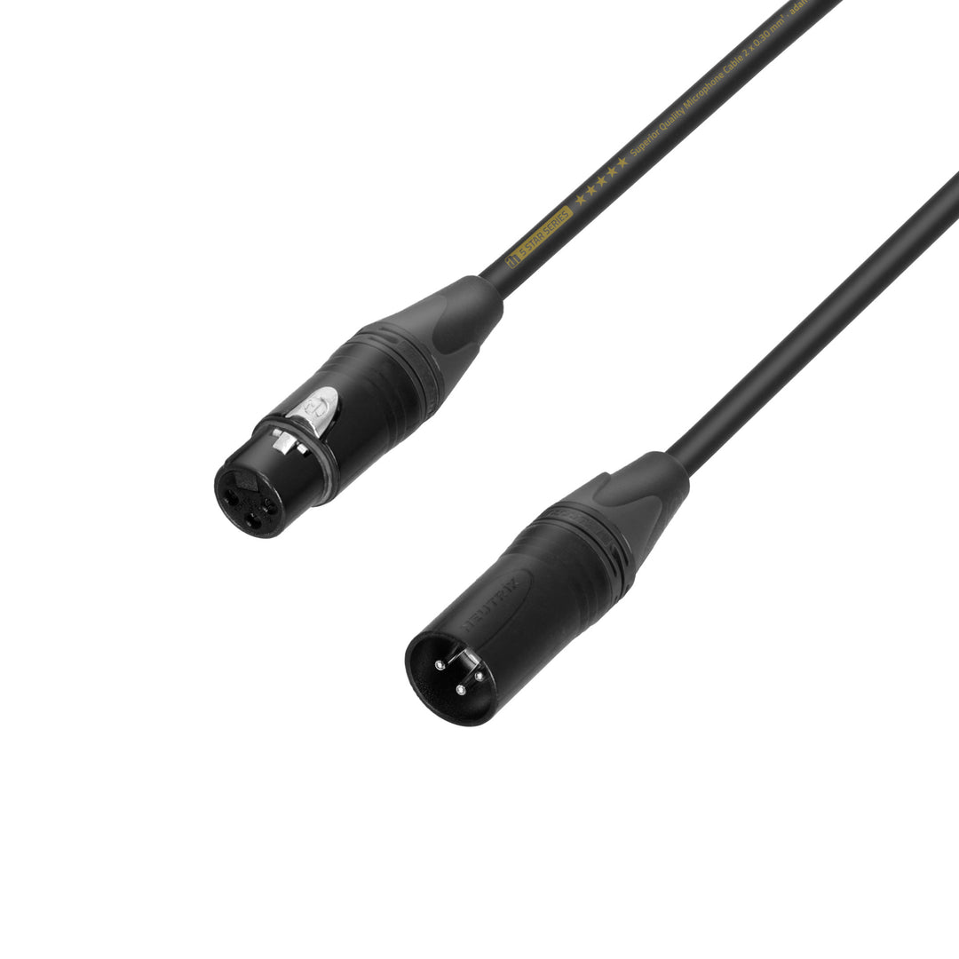 Adam Hall Cables 5 STAR MMF 0150 - Câble de microphone | Neutrik® XLR femelle x XLR mâle | 1,5 m