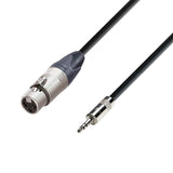 Adam Hall Cables 5 STAR MYF 0150 - Balanceret kabel | Neutrik® XLR hun x Rean® minijack TRS | 1,5 m