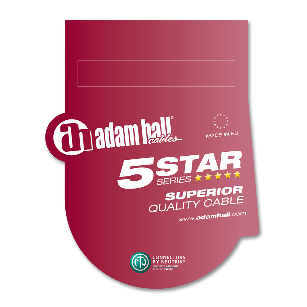 Câbles Adam Hall 5 STAR 4 x 2,5 SPEAKON 20 m – câble d’enceinte avec Neutrik speakON® 4 pôles 4 x 2,5 mm² | 20 m