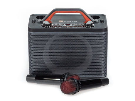 Système Karaoké avec 2 microphones (Noir)