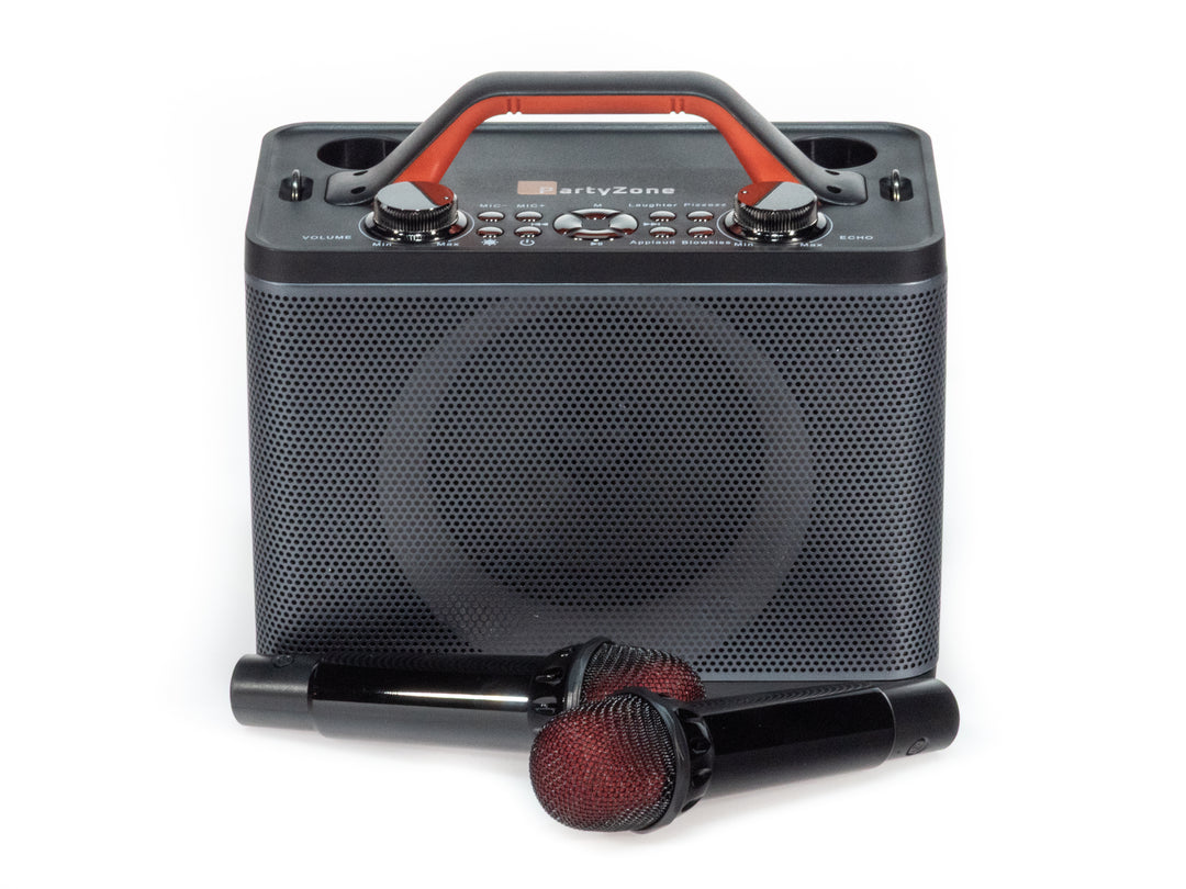 Système Karaoké avec 2 microphones (Noir)