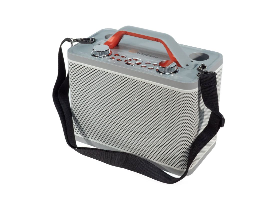 Système Karaoké avec 2 microphones (Blanc)