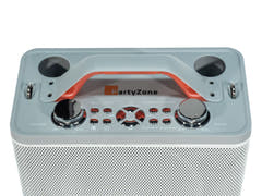 Système Karaoké avec 2 microphones (Blanc)