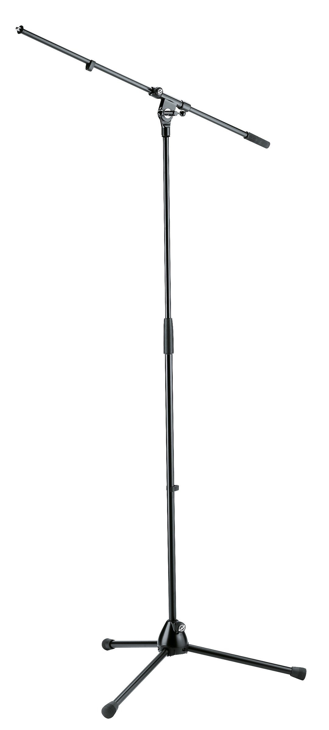 K&M Support de microphone 210/2 avec perche 21100 noir