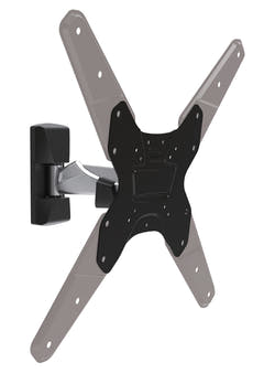 Support mural TV entièrement articulé 26-42 " 30 kg Argent/Noir