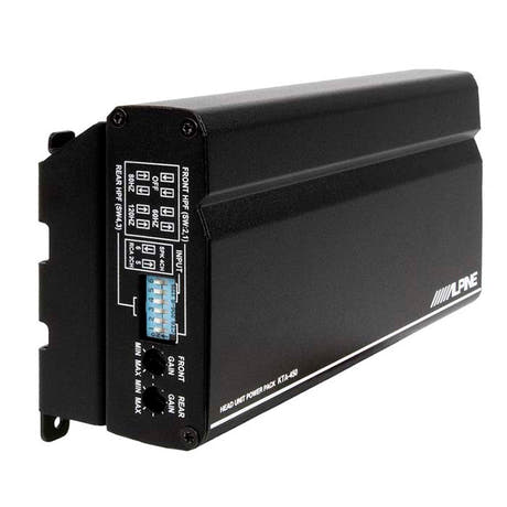 Alpine KTA-450 amplificateur additionnel pour ilx-w650bt, W690D