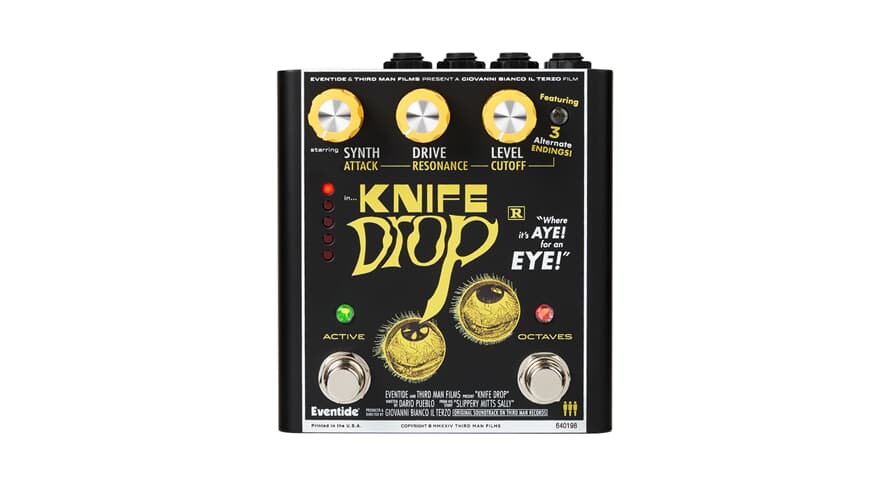 Pédale fuzz sub-octave Eventide Knife Drop