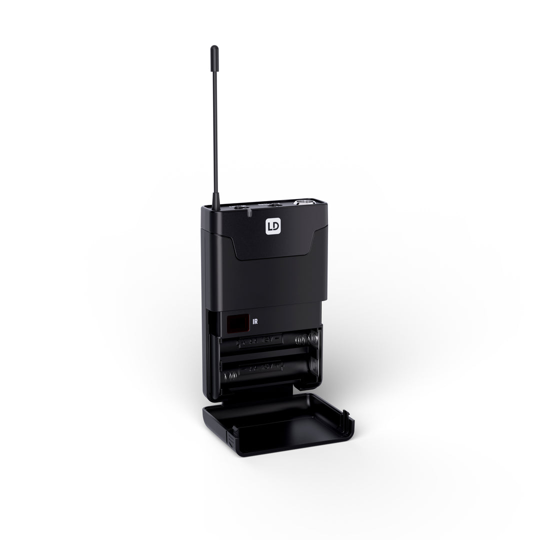 LD Systems ANNY® 10 BPH 2 B5 - Système PA Bluetooth® portable 10" sur batterie avec mixer et 2x micros serre-tête (incl. bodypacks)