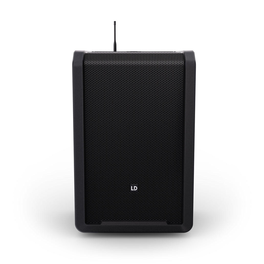LD Systems ANNY® 10 BPH B8 - 10" système PA Bluetooth® portable sur batterie avec mixer et 1x micro-casque (bodypack inclus)