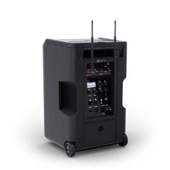 LD Systems ANNY® 10 HHD 2 B5 - Système PA portable alimenté par batterie de 10" avec Bluetooth® et mixeur, équipé de 2 microphones sans fil à main