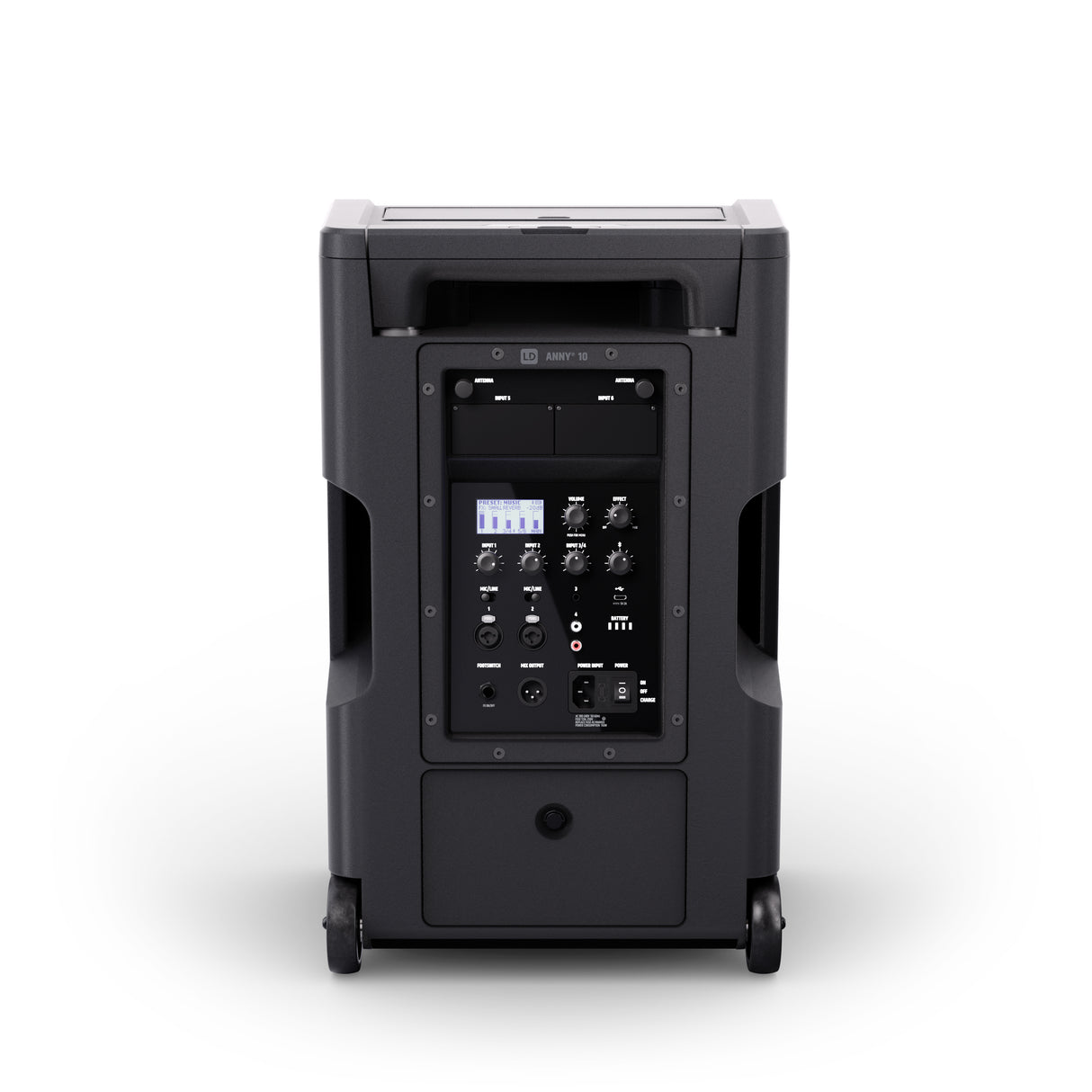 LD Systems ANNY® 10 - 10" système PA Bluetooth® portable sur batterie avec mixer