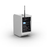 LD Systems ANNY® 8 BPH B6 W - Enceinte PA portable sur batterie avec Bluetooth® et mixer, avec 1x micro-casque (incl. bodypack), blanc pur White