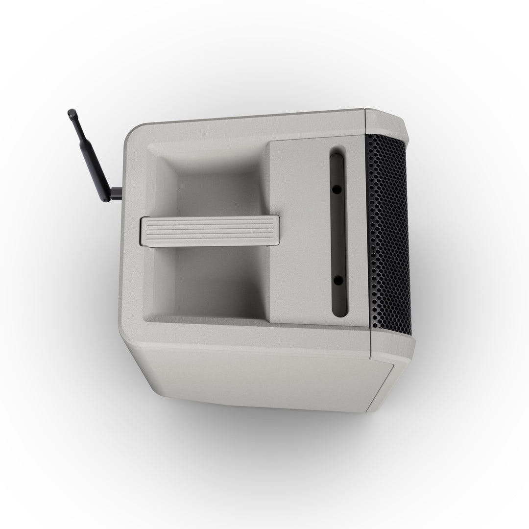 LD Systems ANNY® 8 BPH B8 G - Enceinte PA portable sur batterie avec Bluetooth® et mixer, avec 1x micro-casque (incl. bodypack), gris urbain