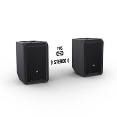 LD Systems ANNY® 8 BPH B8 - Enceinte PA portable sur batterie avec Bluetooth® et mixer, avec 1x micro-casque (incl. bodypack), noir scène Black