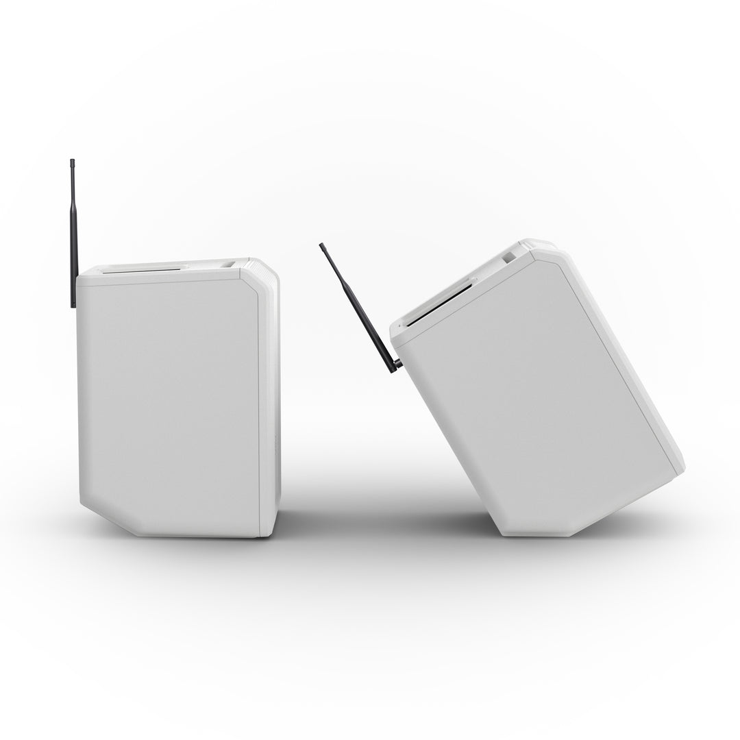 LD Systems ANNY® 8 HHD B5 W - Enceinte PA Bluetooth® portable sur batterie avec mixer et 1x micro main sans fil, blanc pur