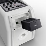 LD Systems ANNY® 8 HHD B5 W - Enceinte PA Bluetooth® portable sur batterie avec mixer et 1x micro main sans fil, blanc pur