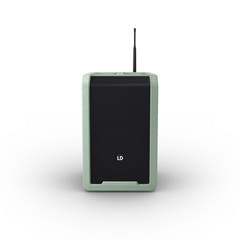 LD Systems ANNY® 8 HHD B6 GN - Enceinte PA Bluetooth® portable sur batterie avec mixer et 1x micro main sans fil, vert aventure