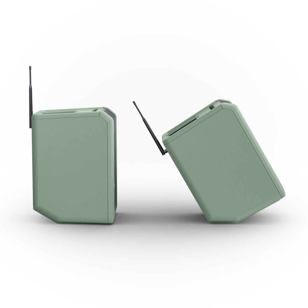 LD Systems ANNY® 8 HHD B6 GN - Enceinte PA Bluetooth® portable sur batterie avec mixer et 1x micro main sans fil, vert aventure