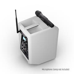 LD Systems ANNY® 8 HHD B6 W - Enceinte PA Bluetooth® portable sur batterie avec mixer et 1x micro main sans fil, blanc pur