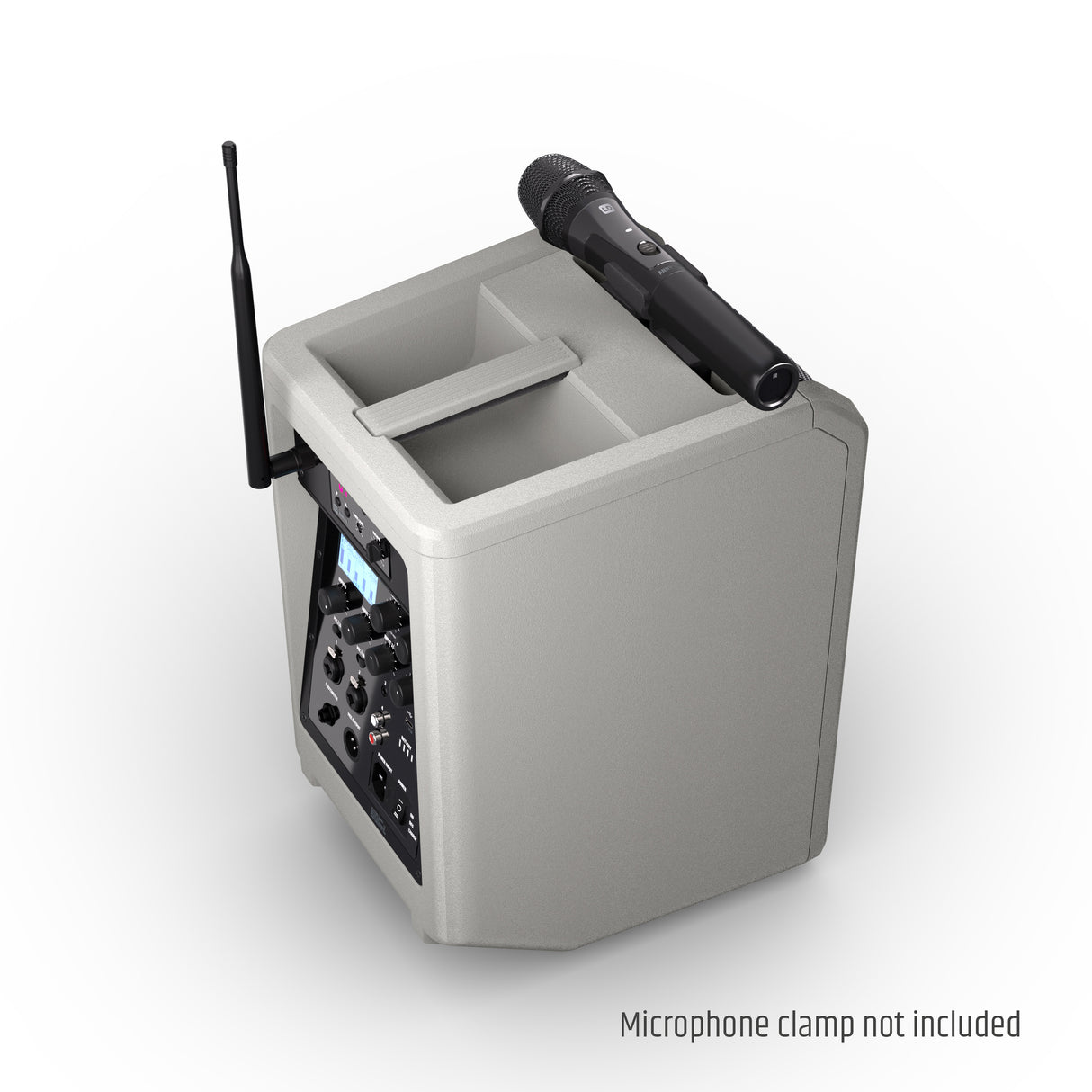 LD Systems ANNY® 8 HHD B8 G - Enceinte PA Bluetooth® portable sur batterie avec mixer et 1 micro main sans fil, gris urbain