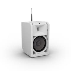 LD Systems ANNY® 8 HHD B8 W - Enceinte PA Bluetooth® portable sur batterie avec mixer et 1x micro main sans fil, blanc pur