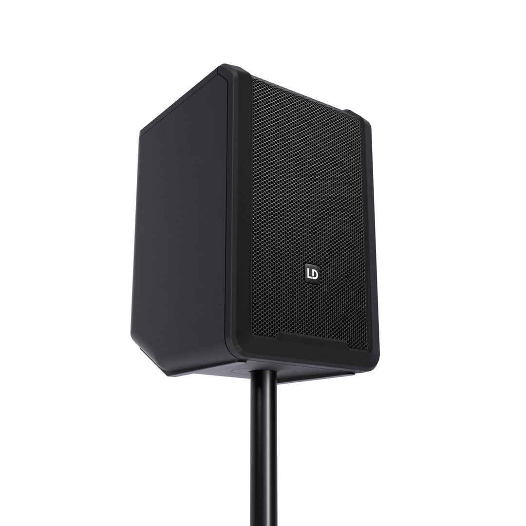 LD Systems ANNY® 8 HHD B8 - Enceinte PA Bluetooth® portable sur batterie avec mixer et 1 x micro main sans fil, noir de scène Black