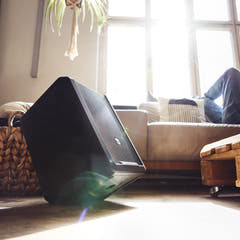LD Systems ANNY® 8 HHD B8 - Enceinte PA Bluetooth® portable sur batterie avec mixer et 1 x micro main sans fil, noir de scène Black