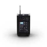 LD Systems ANNY® 8 HHD B8 - Enceinte PA Bluetooth® portable sur batterie avec mixer et 1 x micro main sans fil, noir de scène Black
