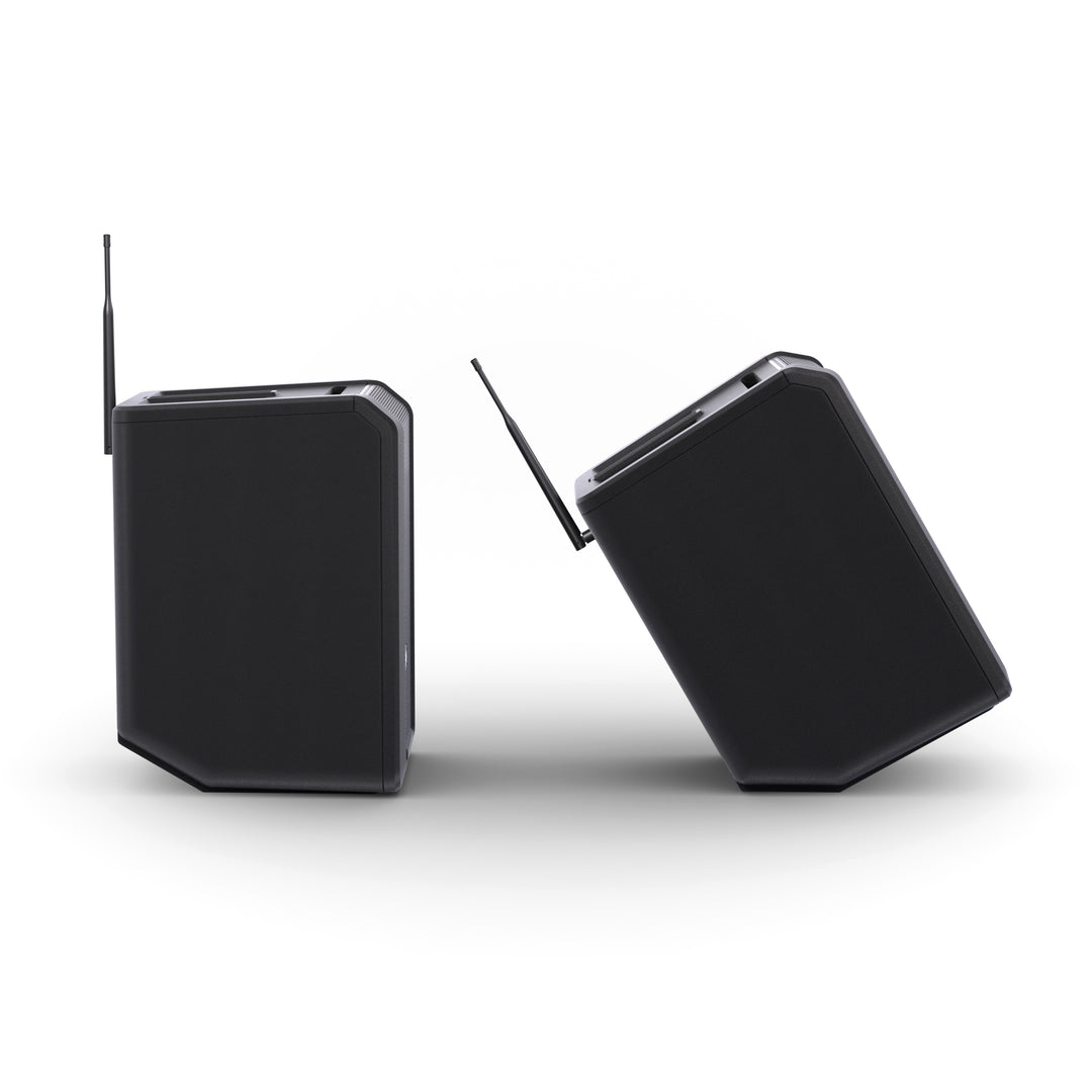 LD Systems ANNY® 8 HHD B8 - Enceinte PA Bluetooth® portable sur batterie avec mixer et 1 x micro main sans fil, noir de scène Black