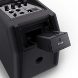 LD Systems ANNY® 8 HHD B8 - Enceinte PA Bluetooth® portable sur batterie avec mixer et 1 x micro main sans fil, noir de scène Black