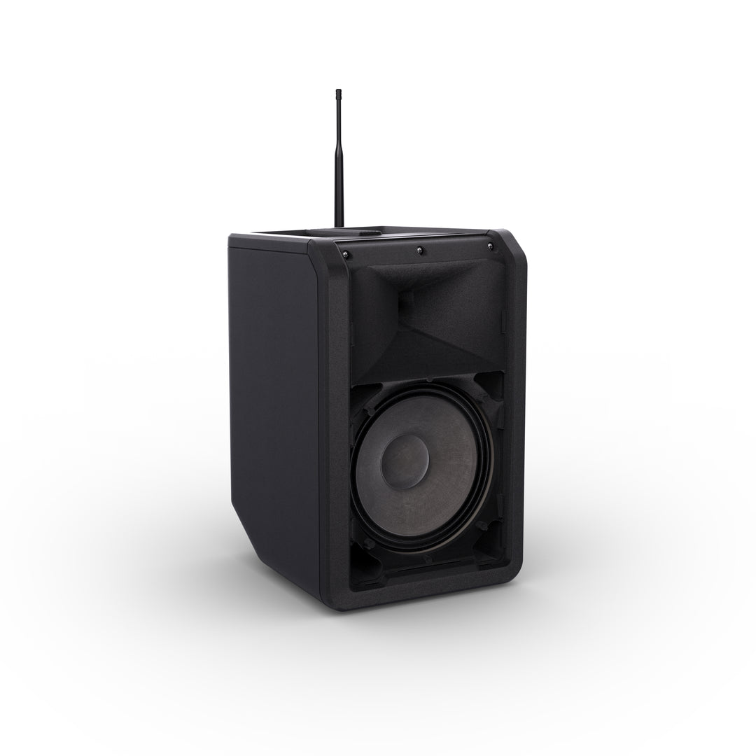 LD Systems ANNY® 8 HHD B8 - Enceinte PA Bluetooth® portable sur batterie avec mixer et 1 x micro main sans fil, noir de scène Black