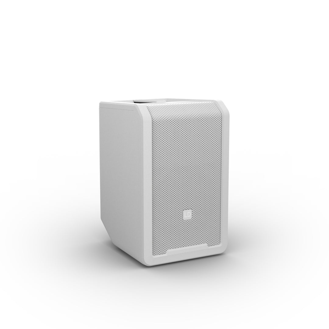 LD Systems ANNY® 8 W - enceinte PA Bluetooth® portable alimentée par batterie avec mixer, blanc pur