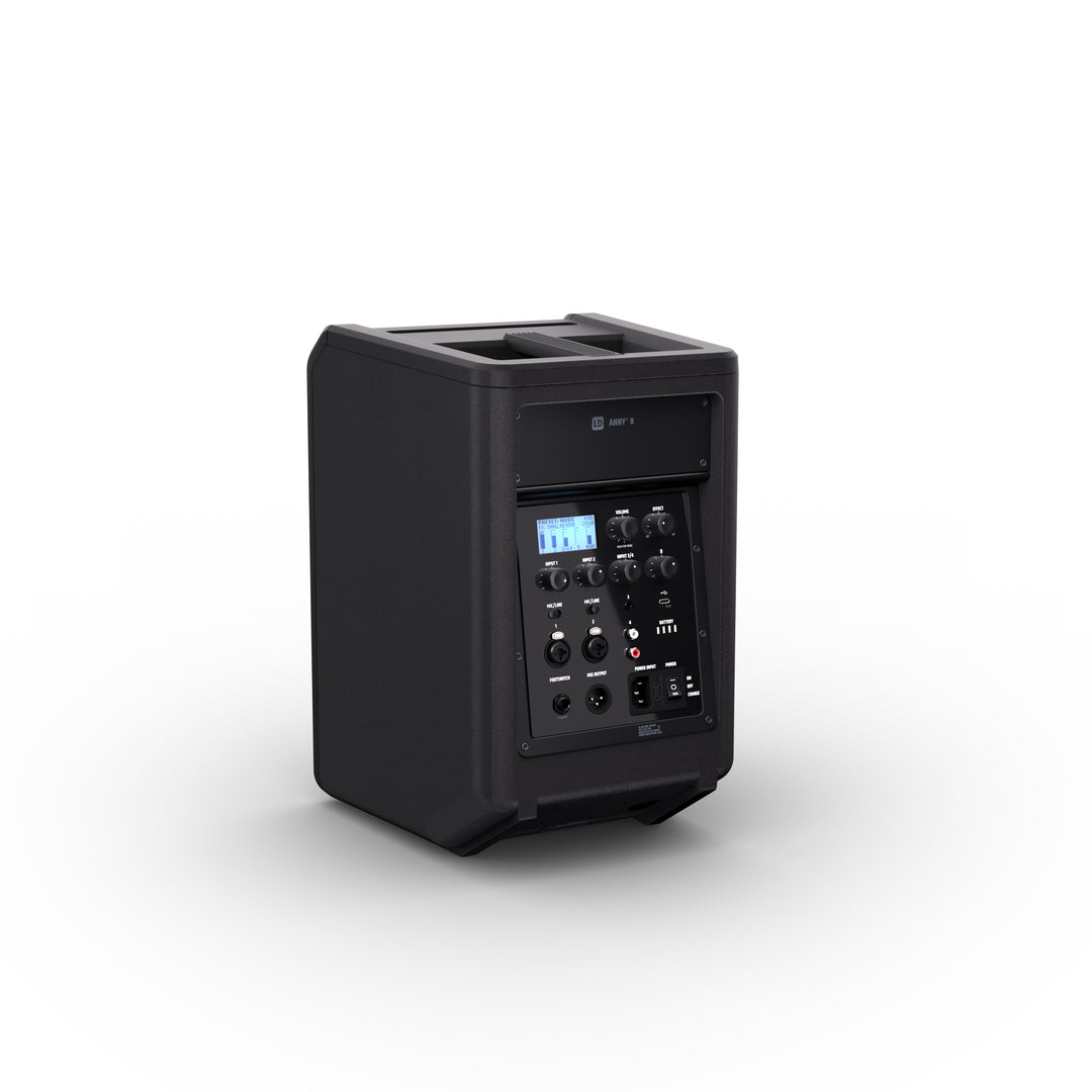 LD Systems ANNY® 8 - Enceinte PA Bluetooth® portable sur batterie avec mixer, Stage Black