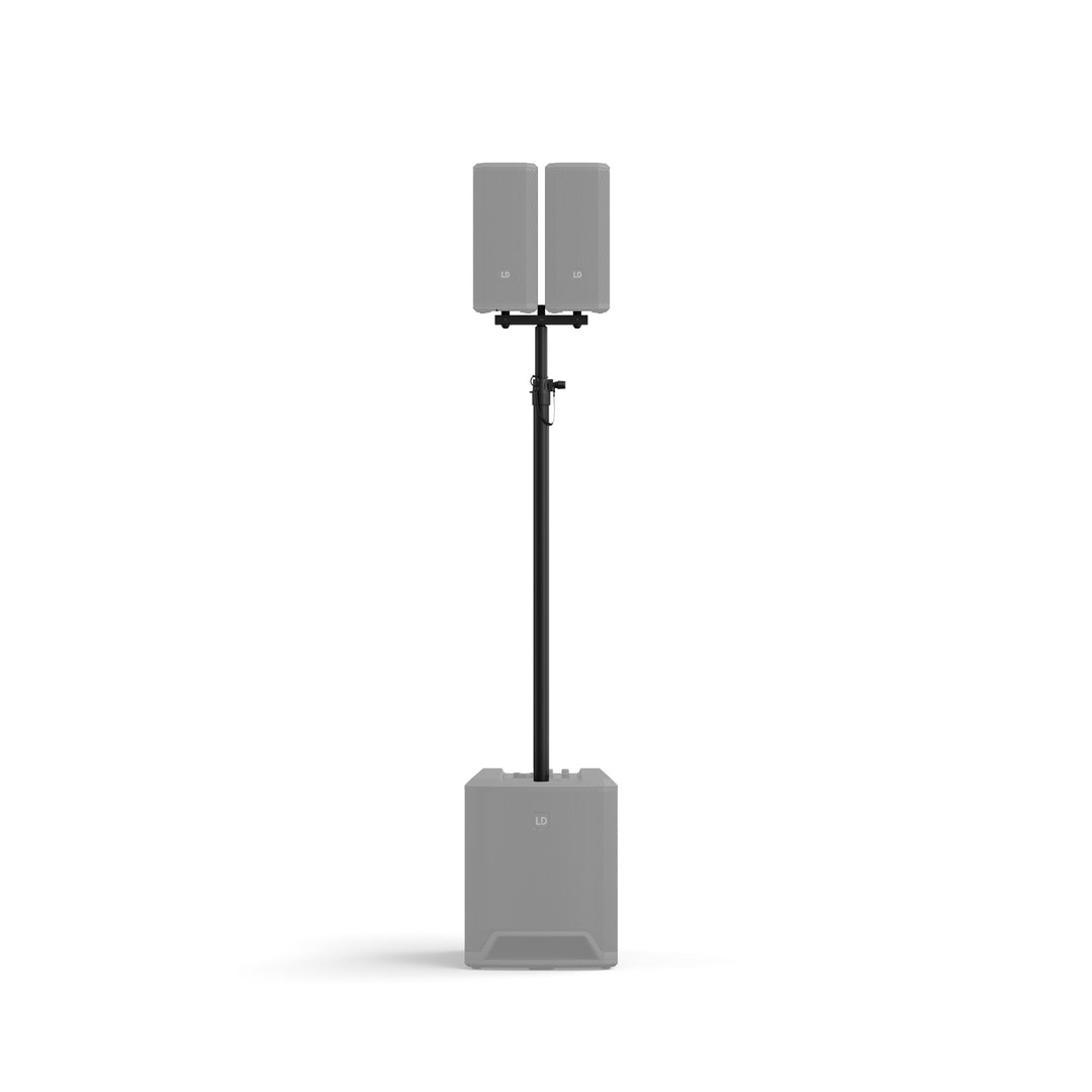 LD Systems DAVE 10 G4X DUAL STAND – Barre d’enceinte avec fourche de montage pour DAVE 10 G4X