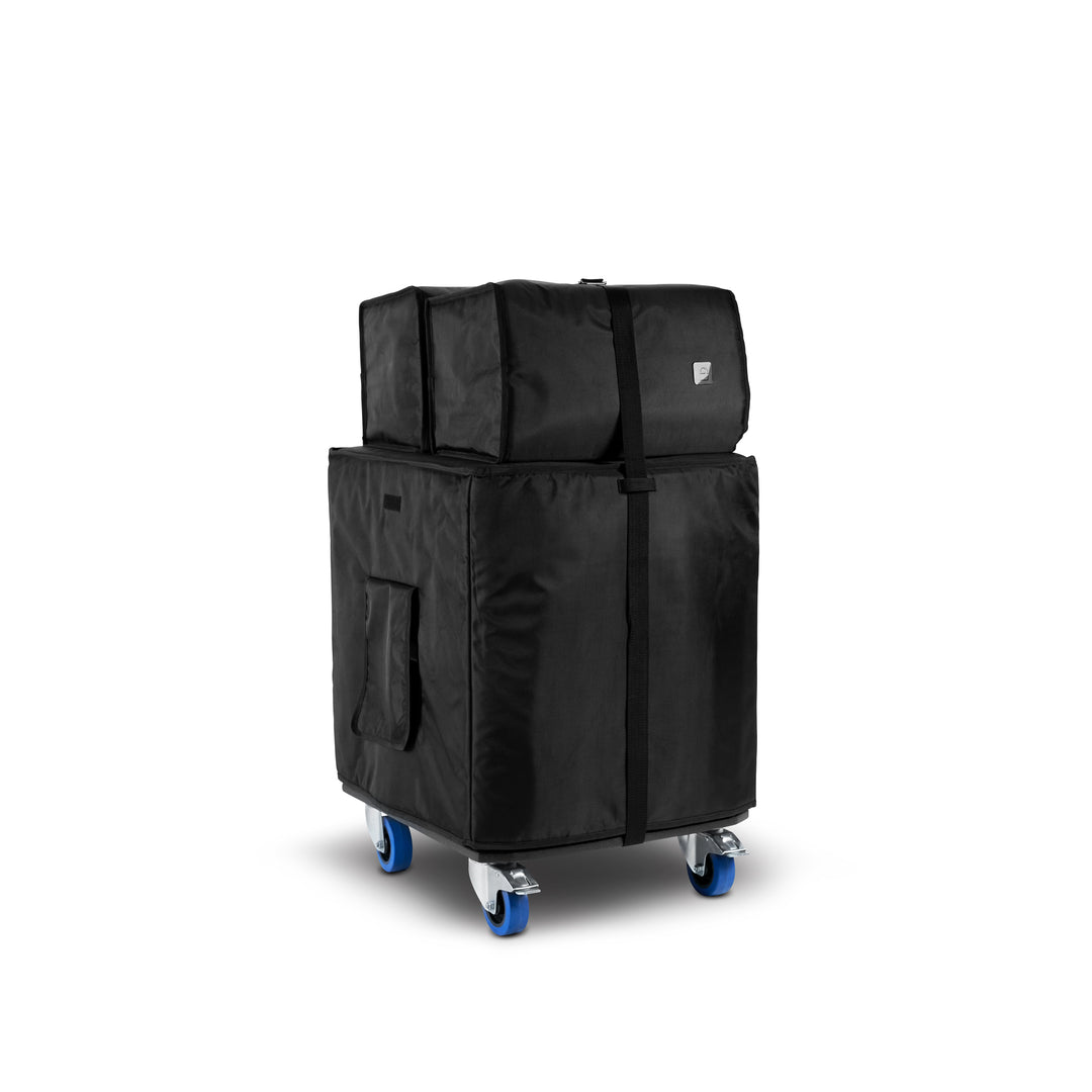 LD Systems DAVE 12 G4X BAG SET - Kit de transport avec plateau à roulettes et housse de protection pour DAVE 12 G4X