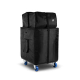 LD Systems DAVE 18 G4X BAG SET - Kit de transport avec plateau à roulettes et housse de protection pour DAVE 18 G4X