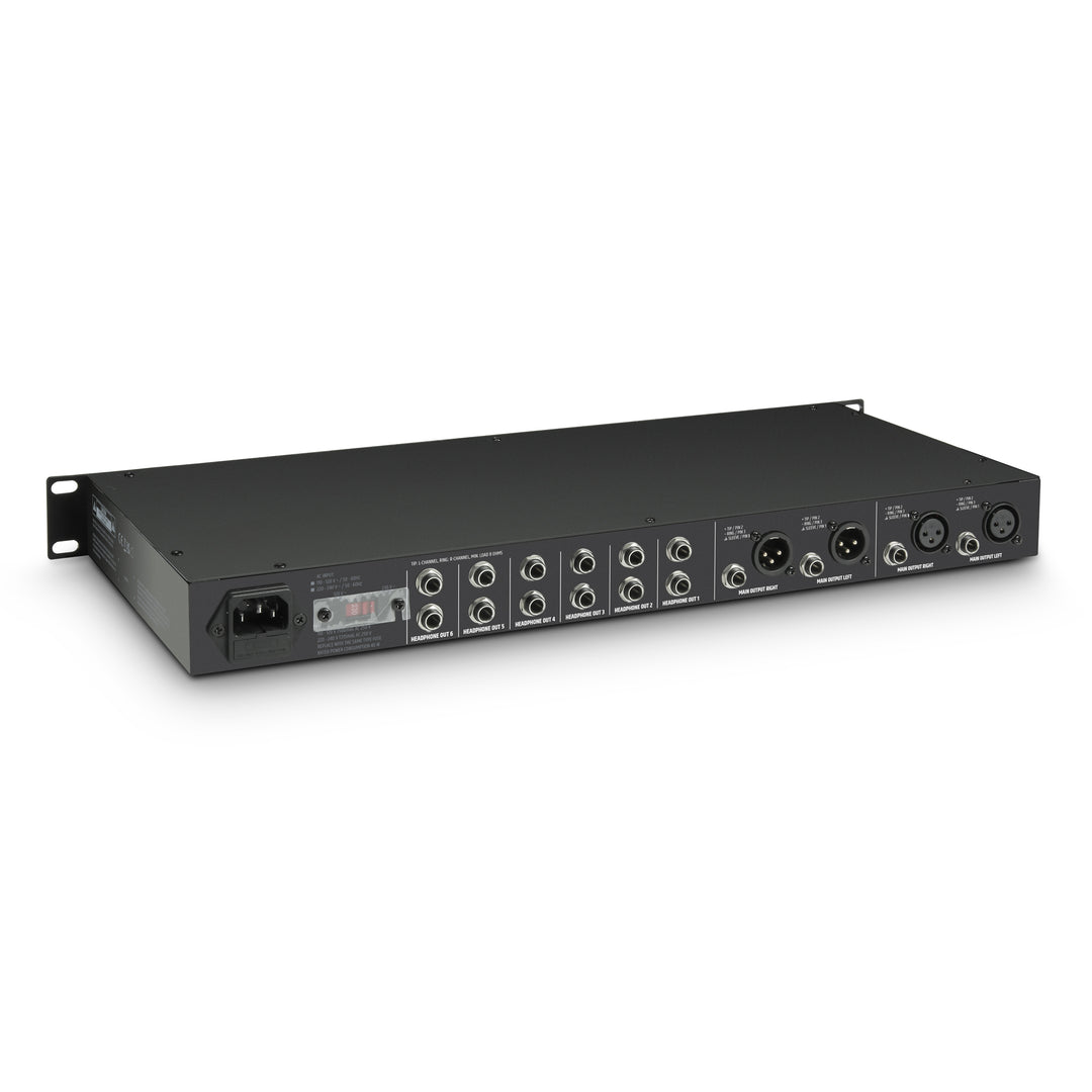 LD Systems HPA 6 - Amplificateur casque 19" 6 canaux