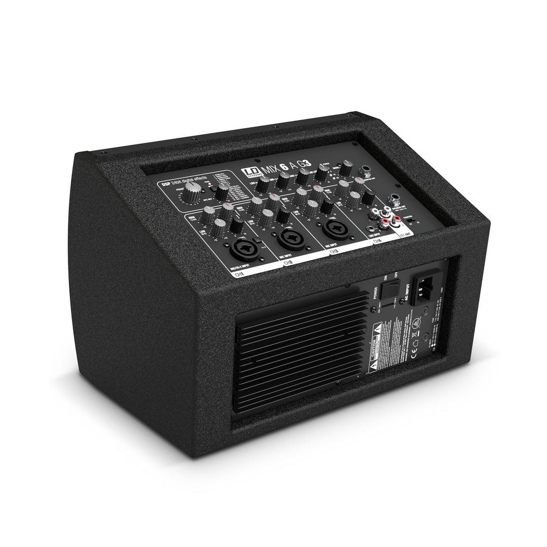 LD Systems MIX 6 A G3 - enceinte active 2 voies avec mixer 4 canaux intégré