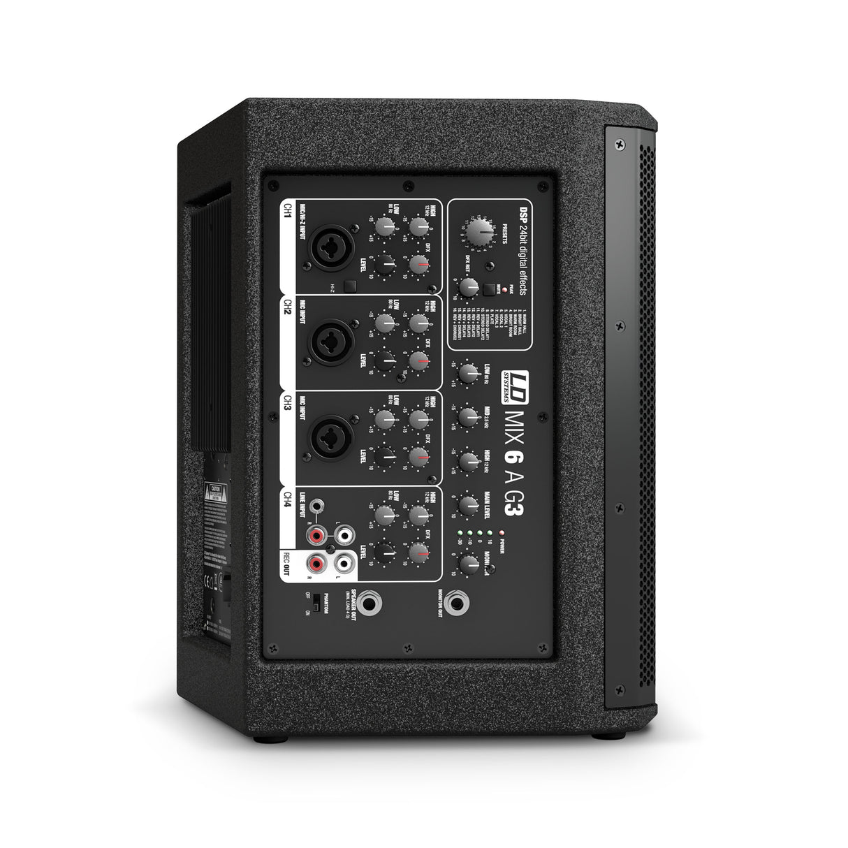 LD Systems MIX 6 A G3 - enceinte active 2 voies avec mixer 4 canaux intégré