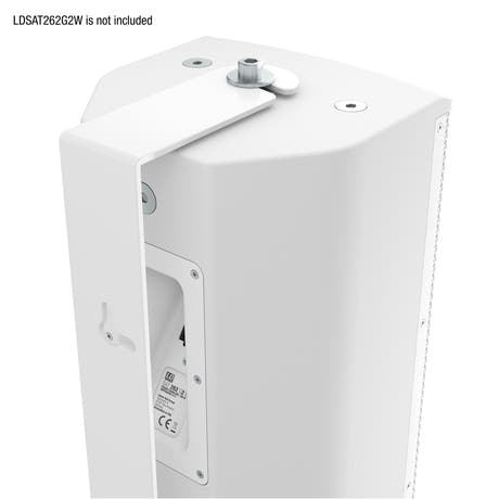 LD Systems SAT 262 G2 WMB W - Support mural orientable pour LDSAT262G2, blanc
