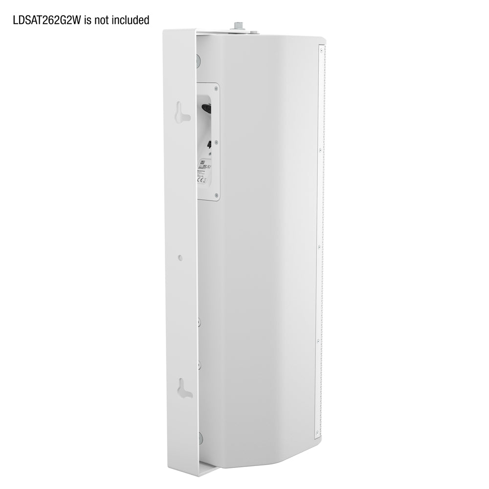 LD Systems SAT 262 G2 WMB W - Support mural orientable pour LDSAT262G2, blanc
