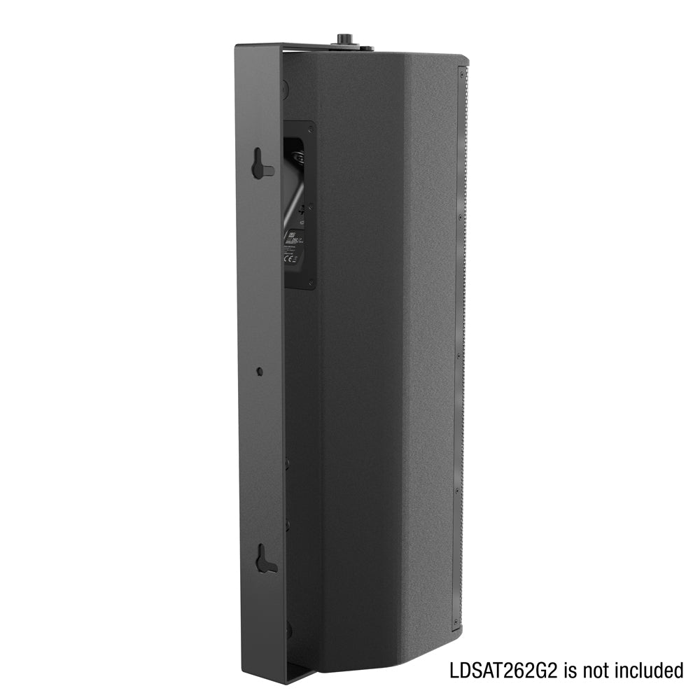 LD Systems SAT 262 G2 WMB - Support mural orientable pour LDSAT262G2, noir